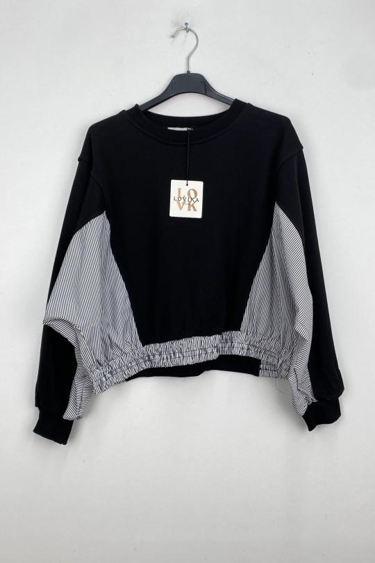 Tops Femme Noir LOVIKA L7574 Efashion Paris