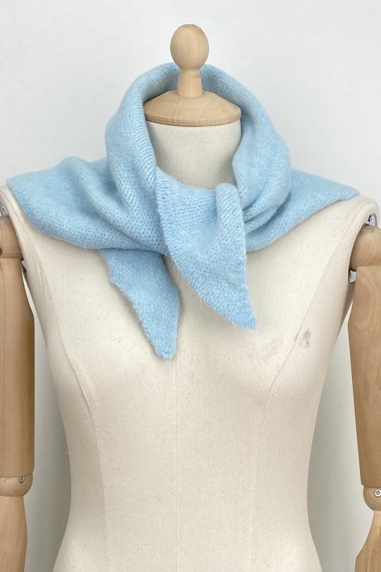 Écharpes Accessoires Bleu ciel LOVIKA FOULARD1 Efashion Paris