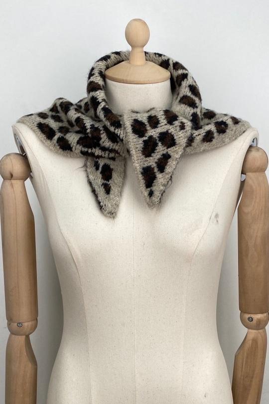 Écharpes Accessoires Taupe LOVIKA FOULARD3 Efashion Paris