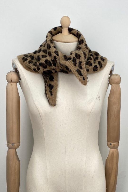 Écharpes Accessoires Taupe LOVIKA FOULARD3 Efashion Paris
