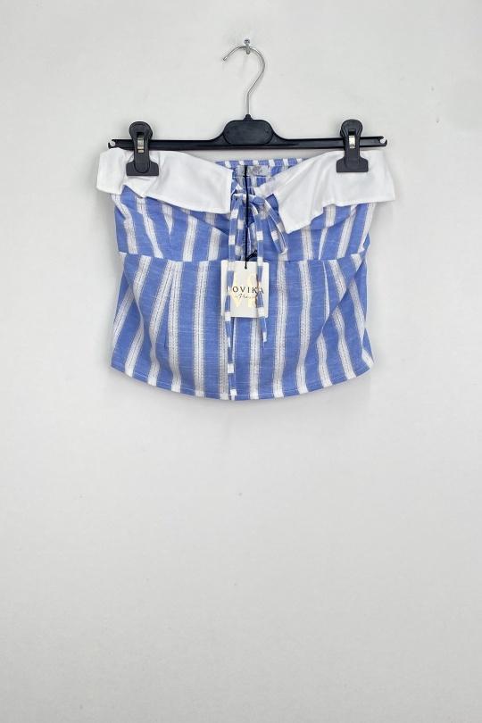 Tops Femme Kaki LOVIKA 12112 Efashion Paris