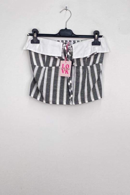 Tops Femme Kaki LOVIKA 12112 Efashion Paris