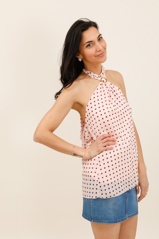 Tops Femme Rose LOVIKA 46359 Efashion Paris