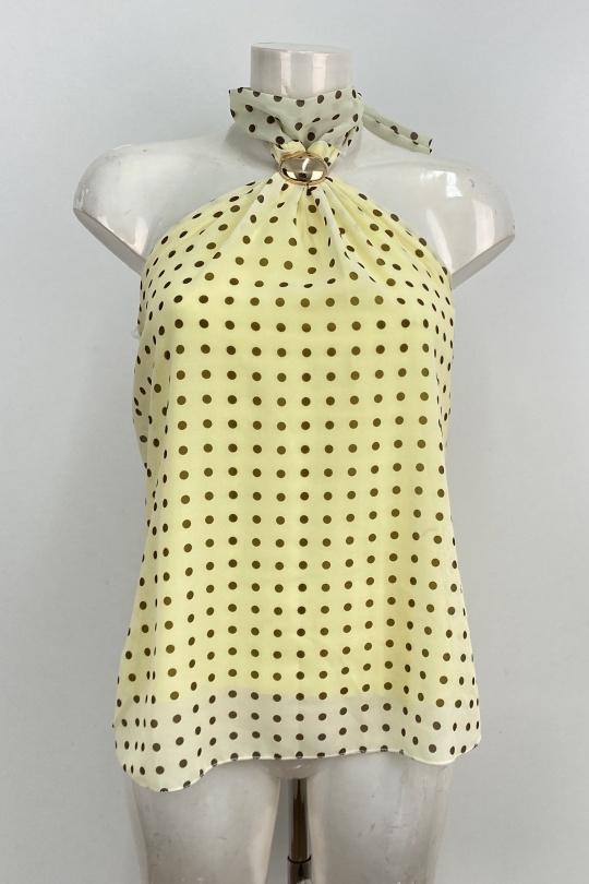 Tops Femme Jaune LOVIKA 46359 Efashion Paris