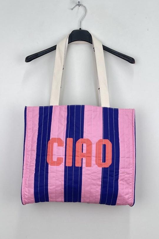 Cabas Maroquinerie Rose LOVIKA SAC Efashion Paris