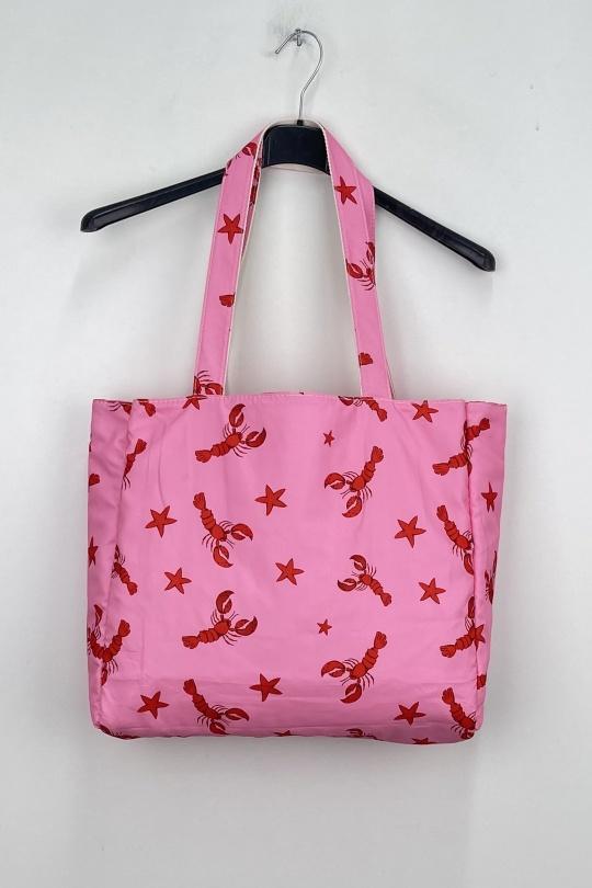Cabas Maroquinerie Rose LOVIKA SAC Efashion Paris