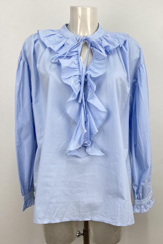 Blouses Femme Bleu LOVIKA 48745A Efashion Paris