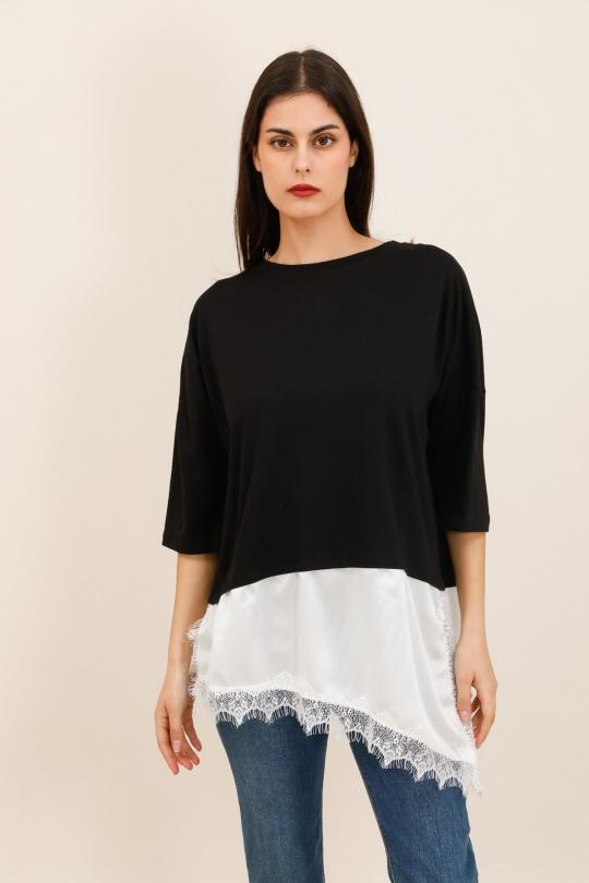 Tuniques Femme Noir LOVIKA 30388 Efashion Paris