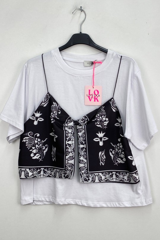 Tops Femme Bleu LOVIKA W1907 Efashion Paris