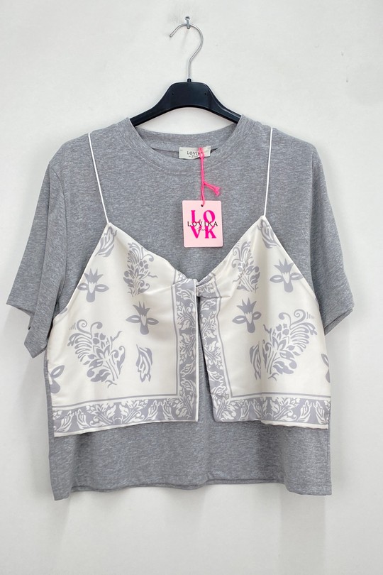 Tops Femme Bleu LOVIKA W1907 Efashion Paris