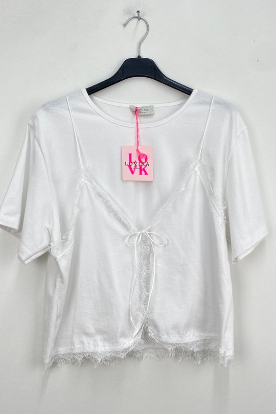 Tops Femme Gris LOVIKA 1908 Efashion Paris
