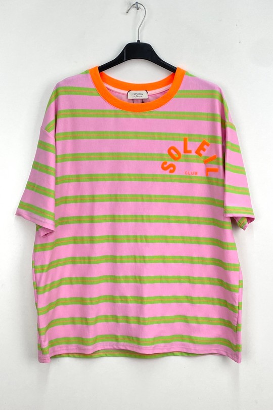 T-shirts Femme Rose LOVIKA 00196-31 Efashion Paris