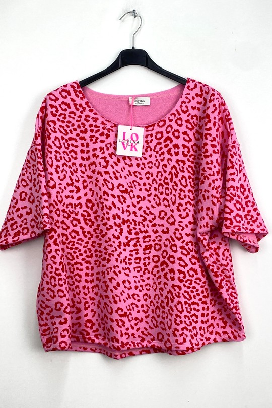 T-shirts Femme Fushia clair LOVIKA 00134 Efashion Paris