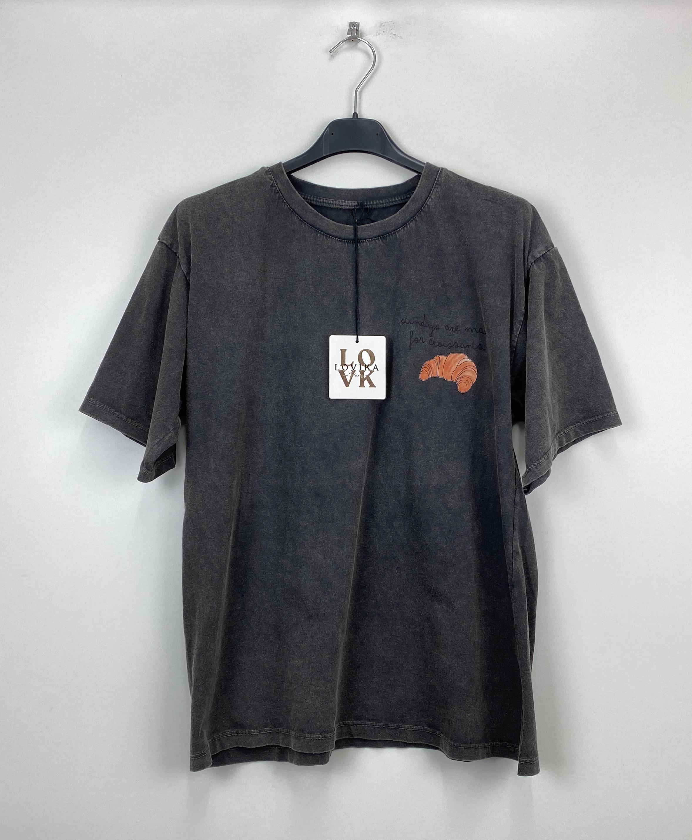 Camisetas Mujer Black LOVIKA 170 #c Efashion Paris