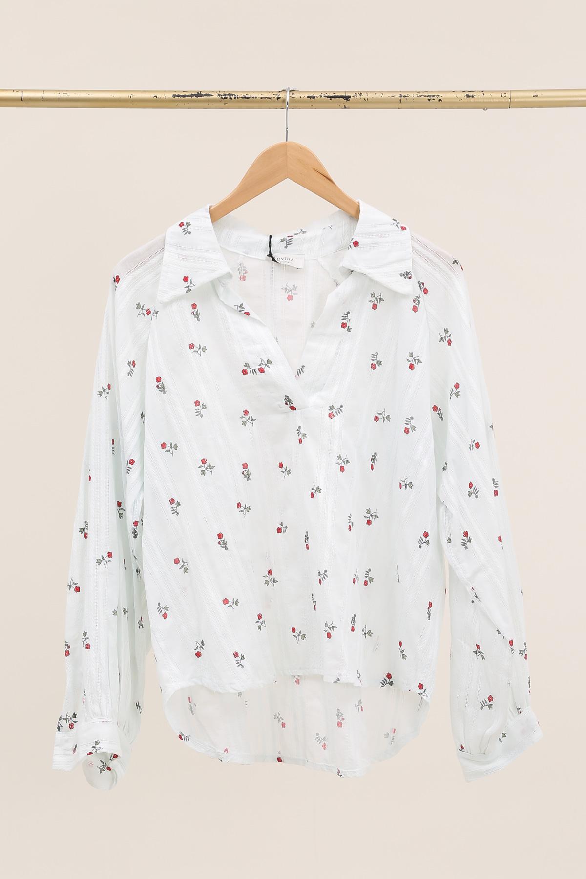 Blouses Femme Kaki LOVIKA L9285 #c Efashion Paris