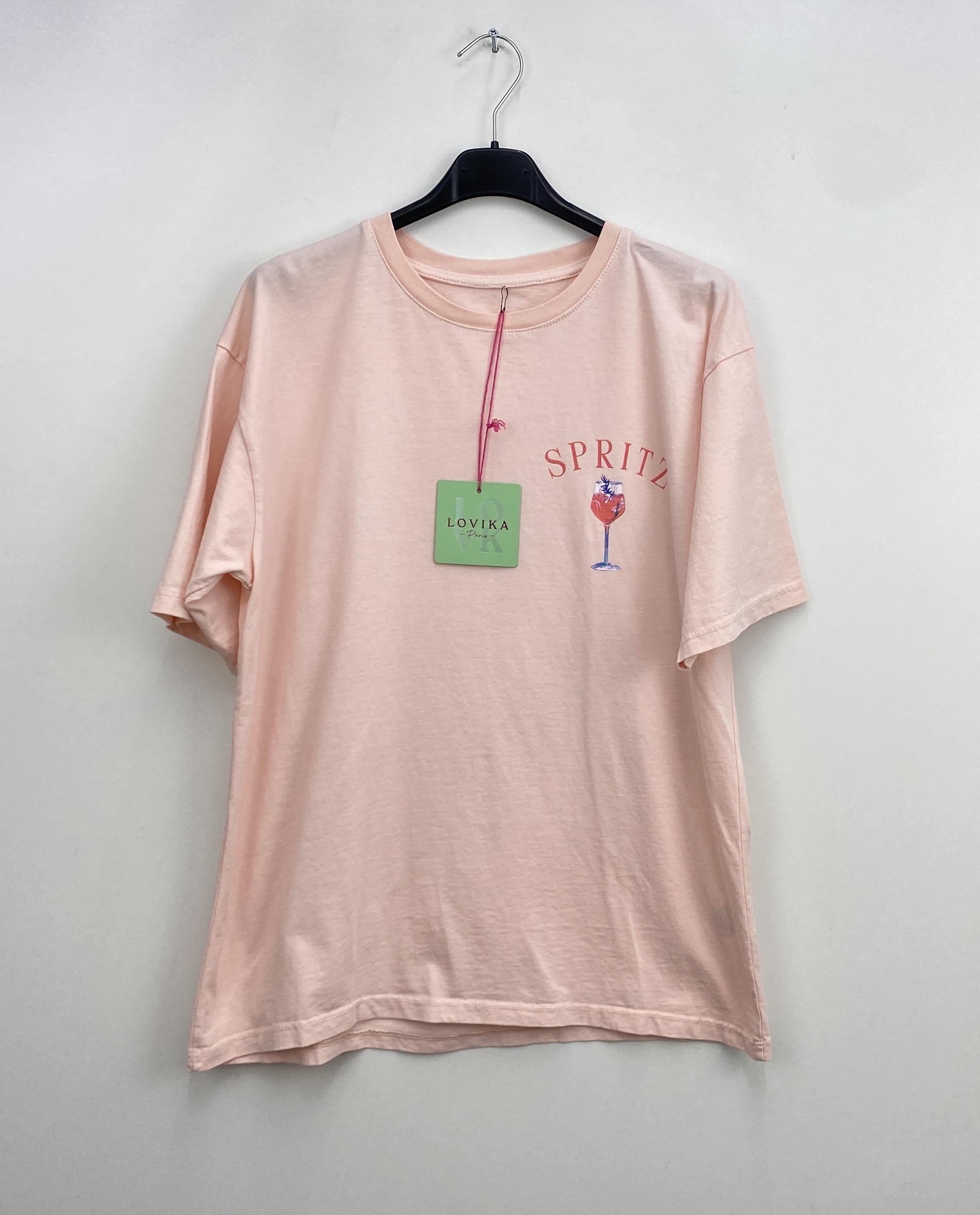 T-shirts Women Light pink LOVIKA 174 #c Efashion Paris