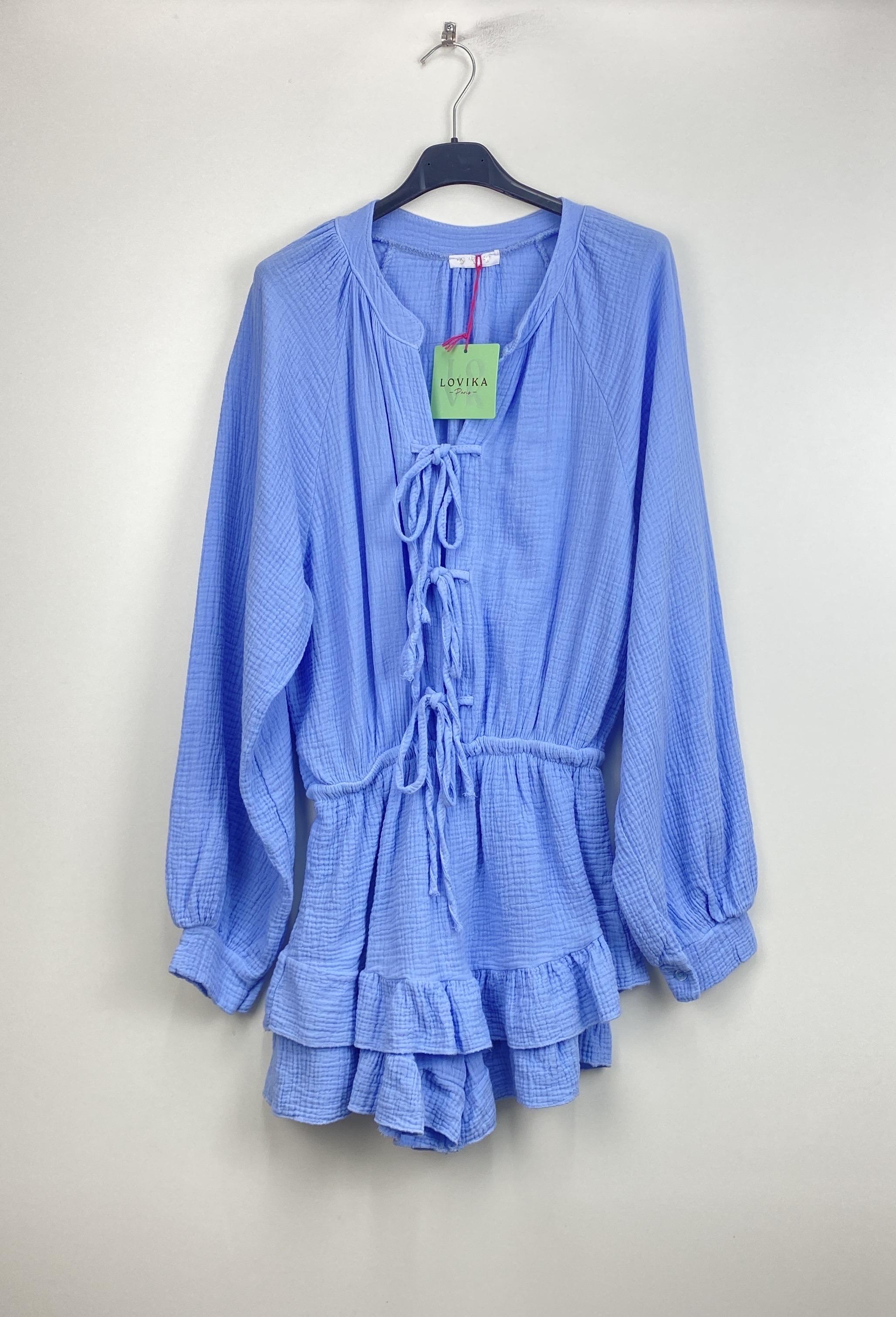 Combinaisons Femme Vert d eau LOVIKA 1357A #c Efashion Paris