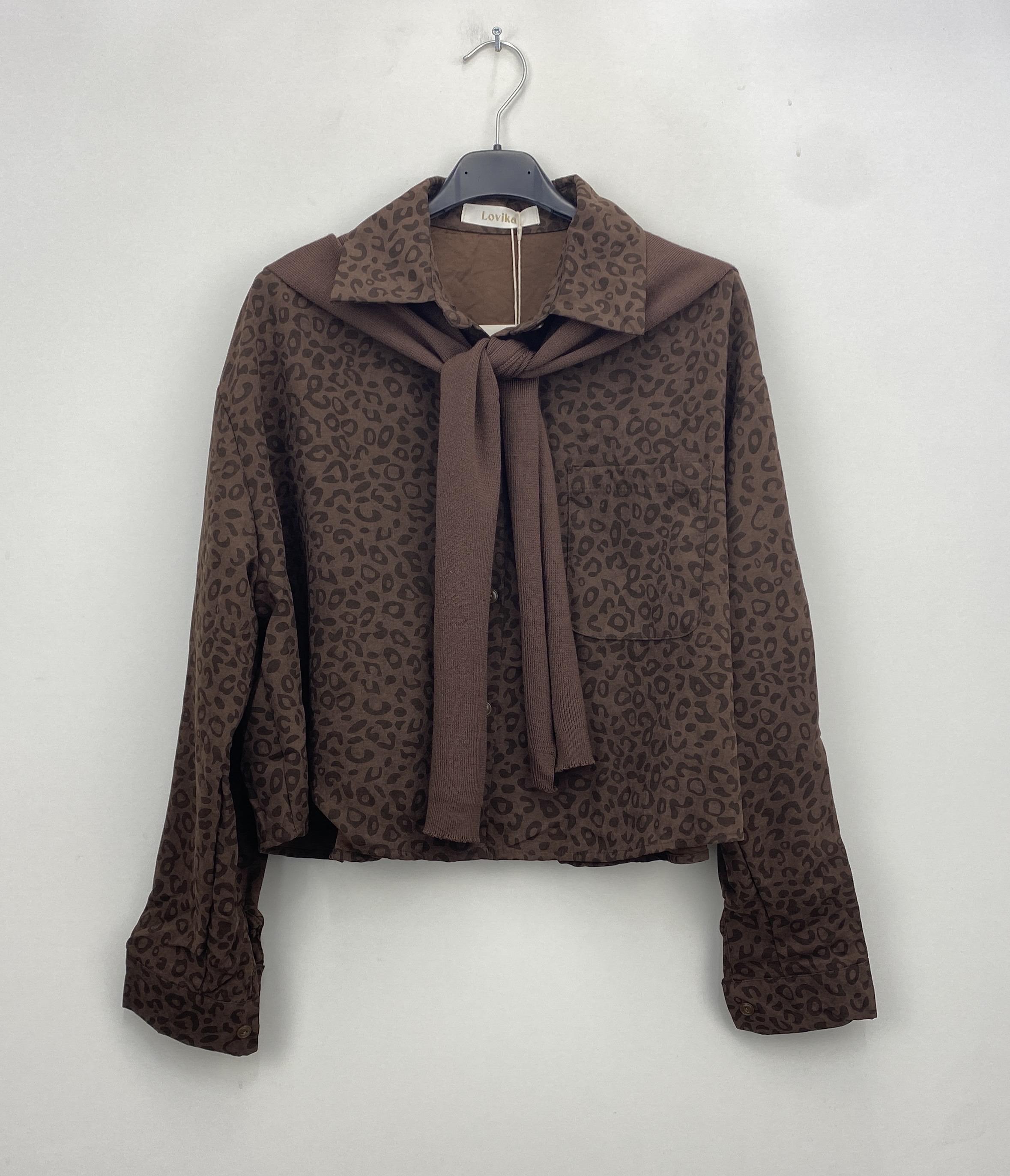 Chemises Femme Taupe LOVIKA 43350 #c Efashion Paris