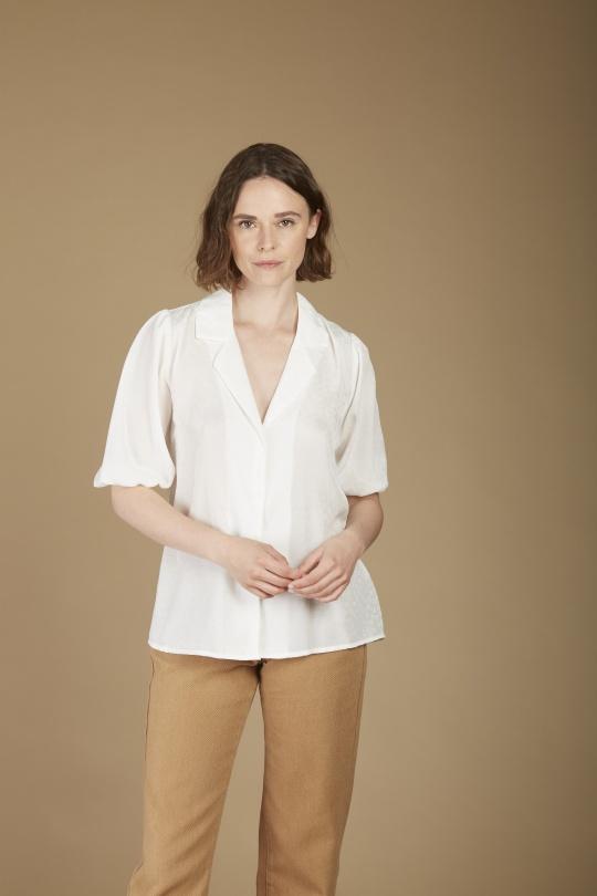 Blouses Women White Andy & Lucy CELINE Efashion Paris