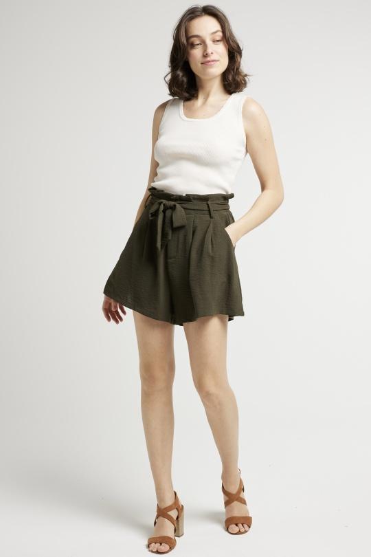 Shorts Femme Vert Andy & Lucy BENITA Efashion Paris