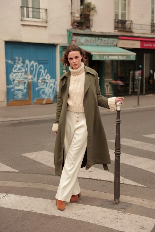 Trench coats Women Khaki Andy & Lucy VENDA Efashion Paris