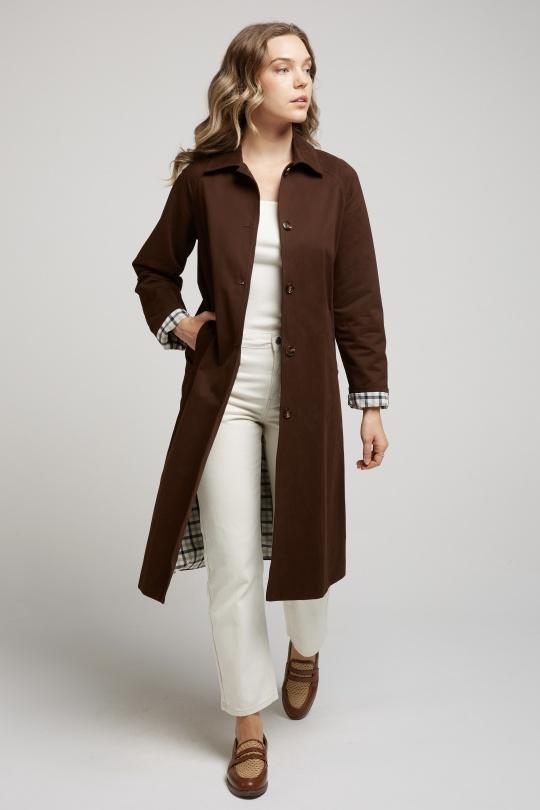 Trench coats Women Coffee Andy & Lucy MANCHESTER Efashion Paris