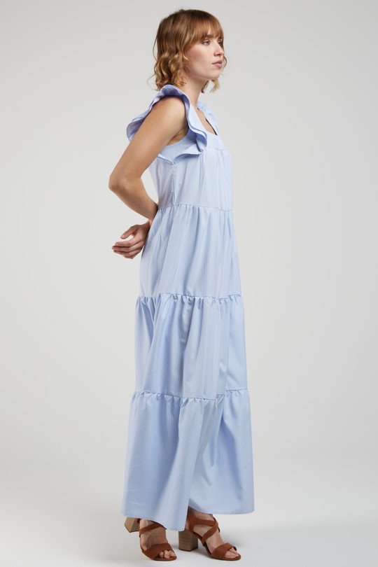 Robes longues Femme Bleu Andy & Lucy MALO Efashion Paris