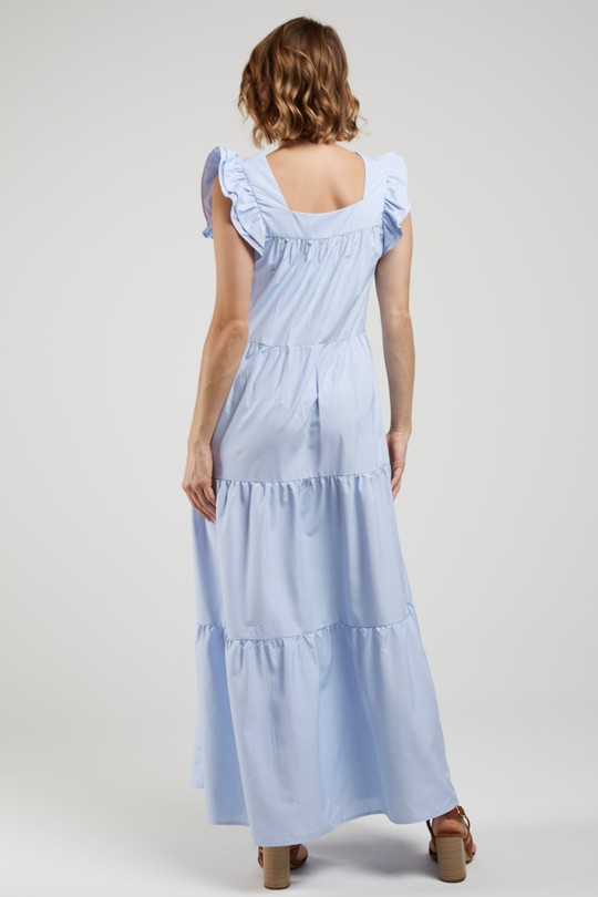 Robes longues Femme Bleu Andy & Lucy MALO Efashion Paris