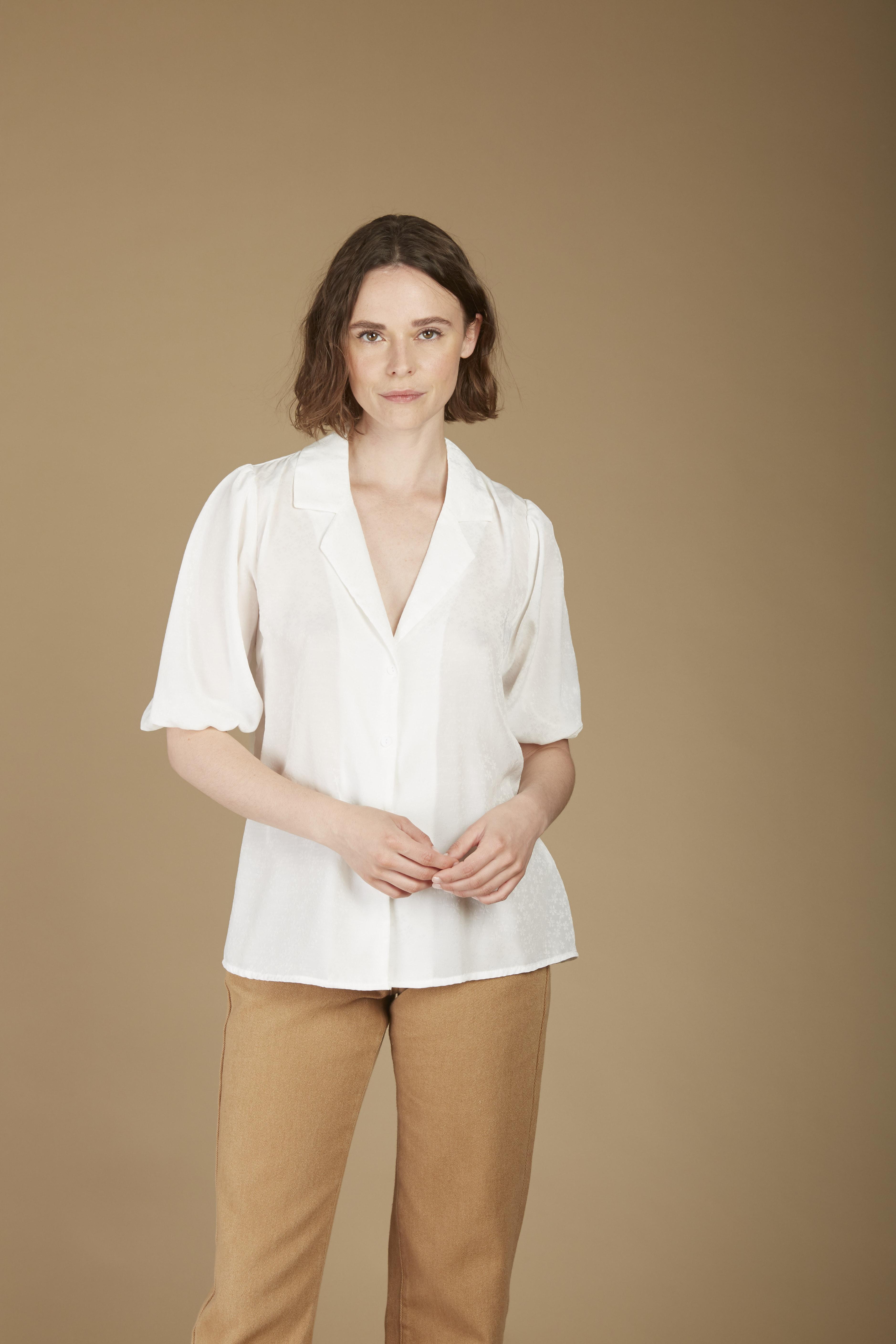 Blouses Women White Andy & Lucy CELINE #c Efashion Paris
