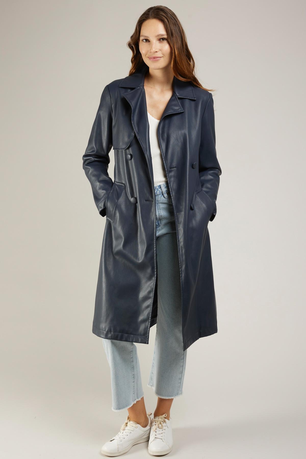 Abrigos Mujer Navy blue Andy & Lucy MARLENE #c Efashion Paris