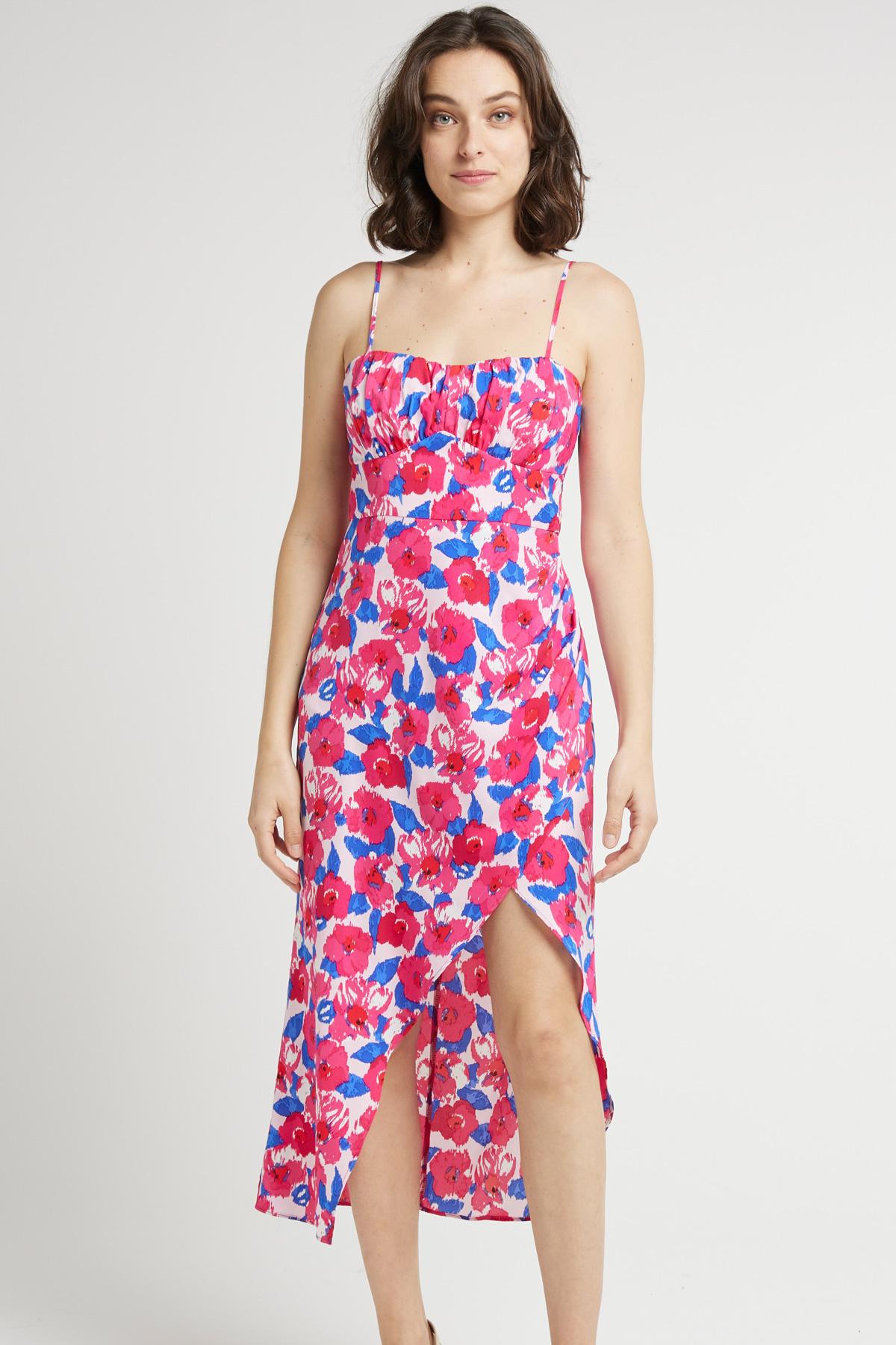 Robes mi-longues Femme FUCHSIA Andy & Lucy EVA #c Efashion Paris