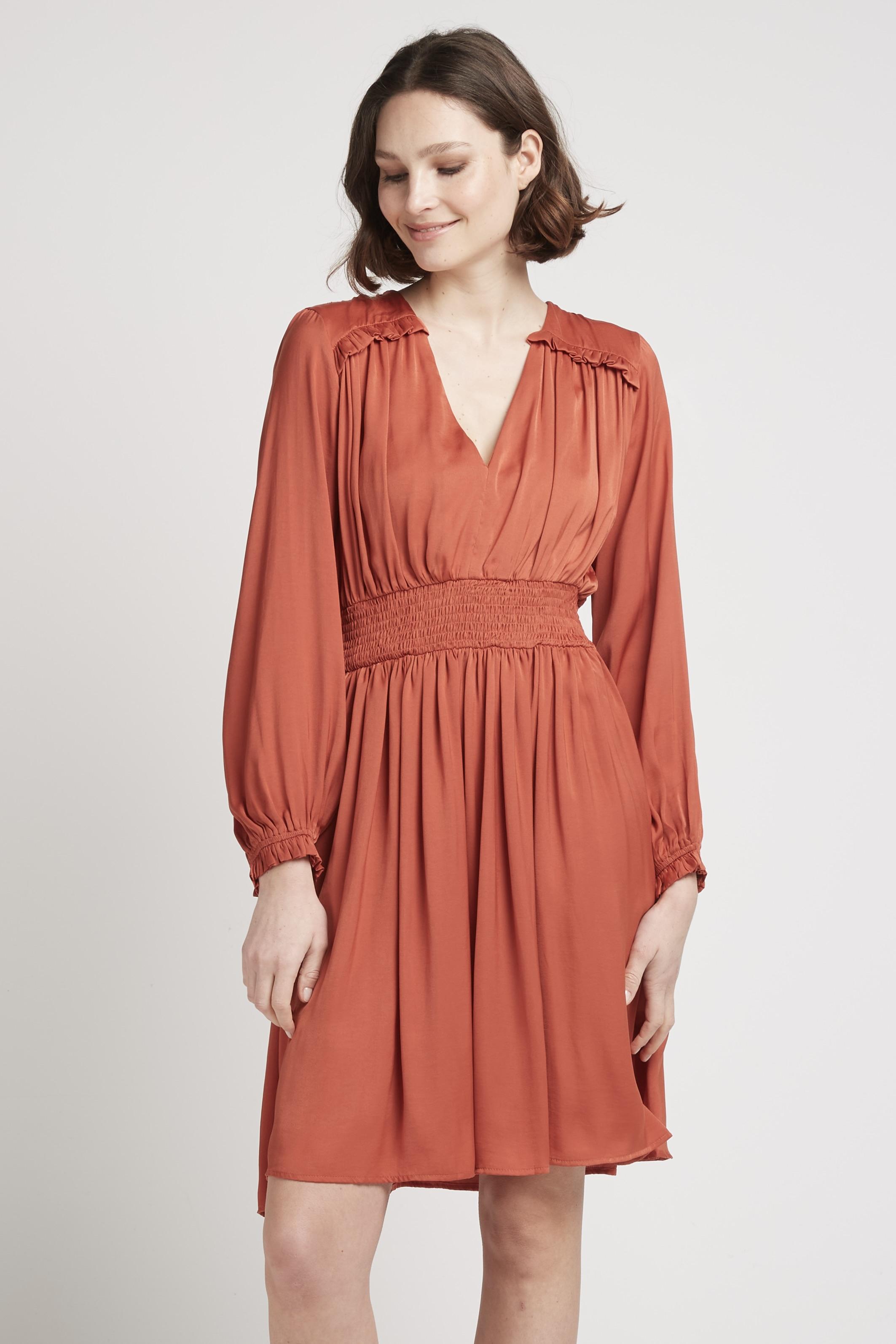 Vestidos cortos Mujer Orange Andy & Lucy AXEL #c Efashion Paris