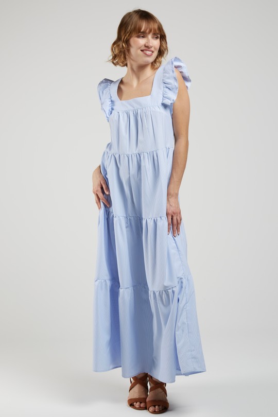 Robes longues Femme Bleu Andy & Lucy MALO #c Efashion Paris