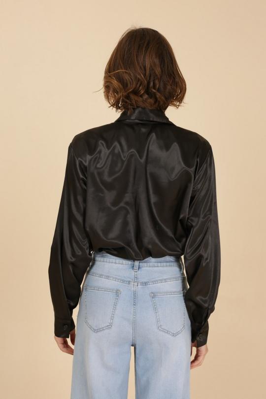 Chemises Femme Noir Mela Mode Paris 15049 Efashion Paris