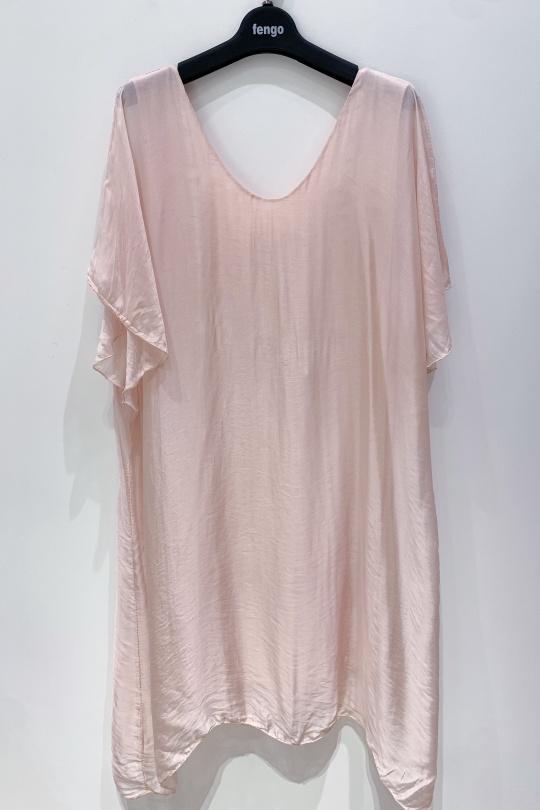 Tuniques Femme Rose pâle Pretty Collection ST-TUNIQUE-SOIE Efashion Paris