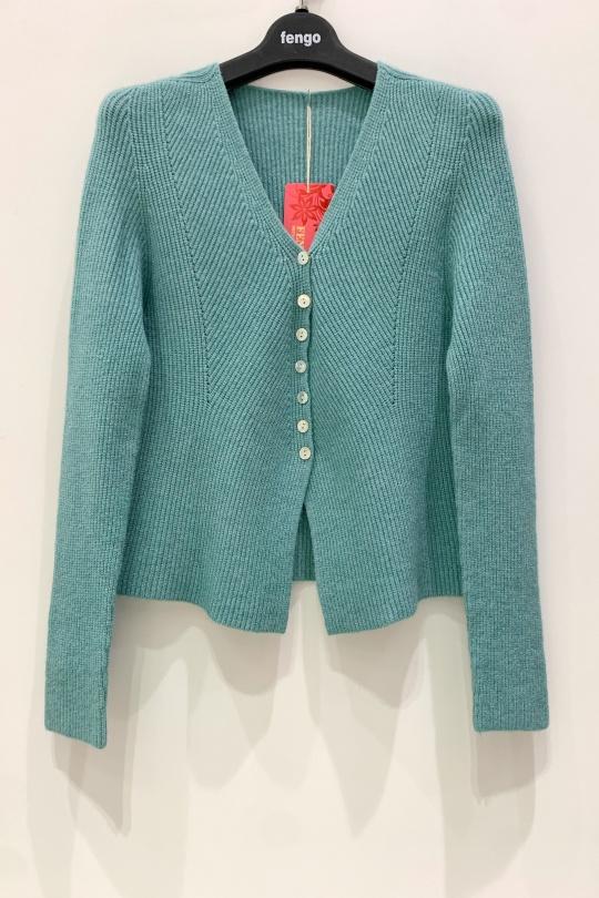 Gilets Femme Vert d eau Pretty Collection GILET-3D-9015A Efashion Paris
