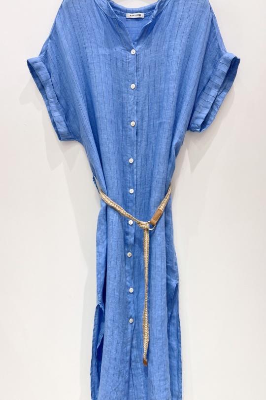 Maxi dresses Women Azure Pretty Collection ROBE-LIN-RY Efashion Paris