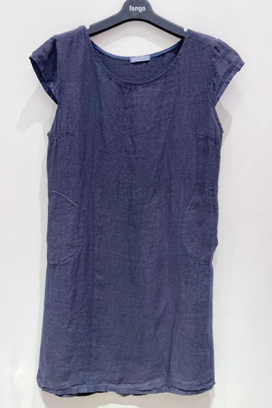 Short dresses Women Marine blue Pretty Collection ROBE-ALICIA(3) Efashion Paris
