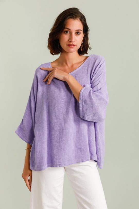 T-shirts Women Lavande Pretty Collection T-SHIRT-LC1P Efashion Paris