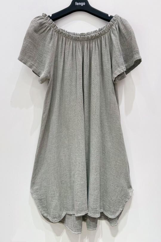 Short dresses Women Khaki Pretty Collection ROBE-LC95 Efashion Paris