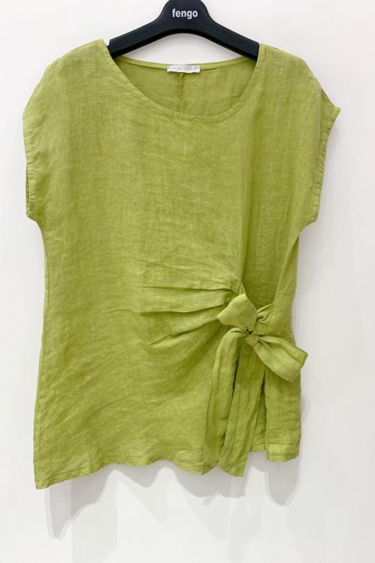 Tops Femme Anis Pretty Collection TOP-LIN-NOEUD Efashion Paris