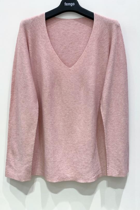 Jerséis Mujer Light pink Pretty Collection PULL3D-COLV-093 Efashion Paris