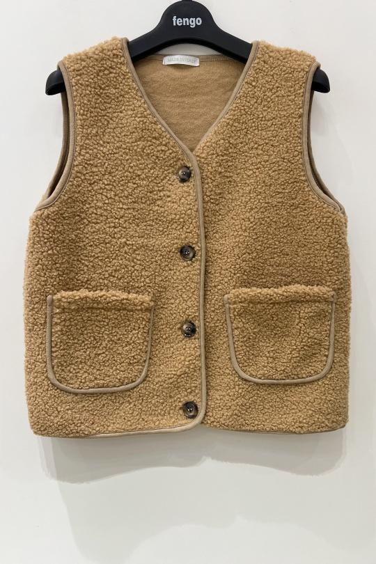 Cardigan Donna Camel Pretty Collection GILET-BRG-538 Efashion Paris