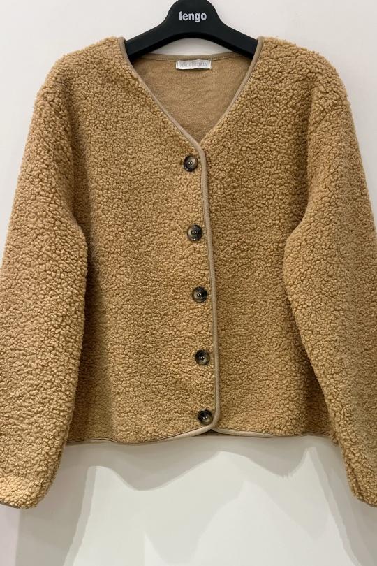 Cardigan Donna Camel Pretty Collection GILET-BRGML-537 Efashion Paris