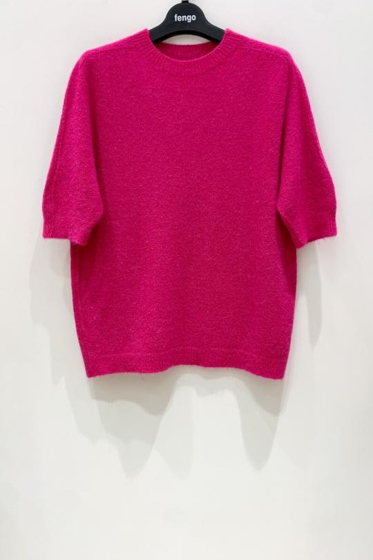 Maglioni Donna Fuchsia/Pink Pretty Collection PULL-MOHAIR-8513 Efashion Paris