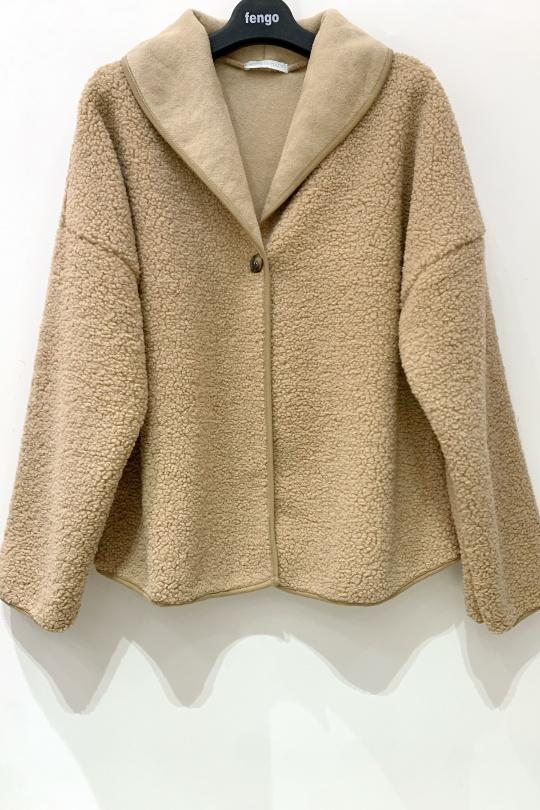 Cárdigans Mujer Beige Pretty Collection VESTE-1BT575 Efashion Paris