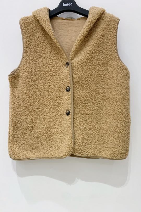 Gilets Femme Camel Pretty Collection GILET-BRG581 Efashion Paris