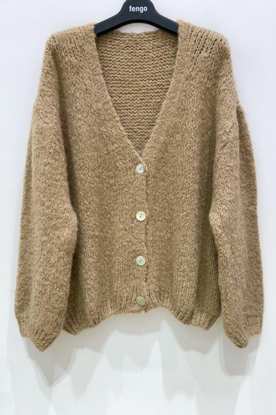 Gilets Femme Camel Pretty Collection GILET-OVERSIZE-256WLA4BT Efashion Paris