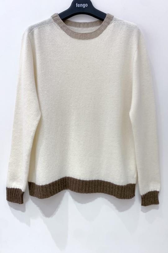 Pulls Femme Marron Pretty Collection CACHEMIRE-25WCA27 Efashion Paris