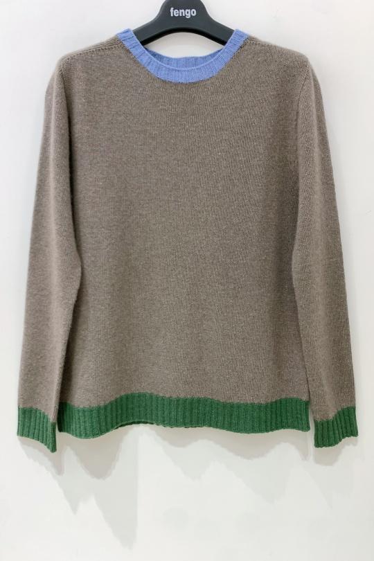 Pulls Femme Marron Pretty Collection CACHEMIRE-25WCA27 Efashion Paris